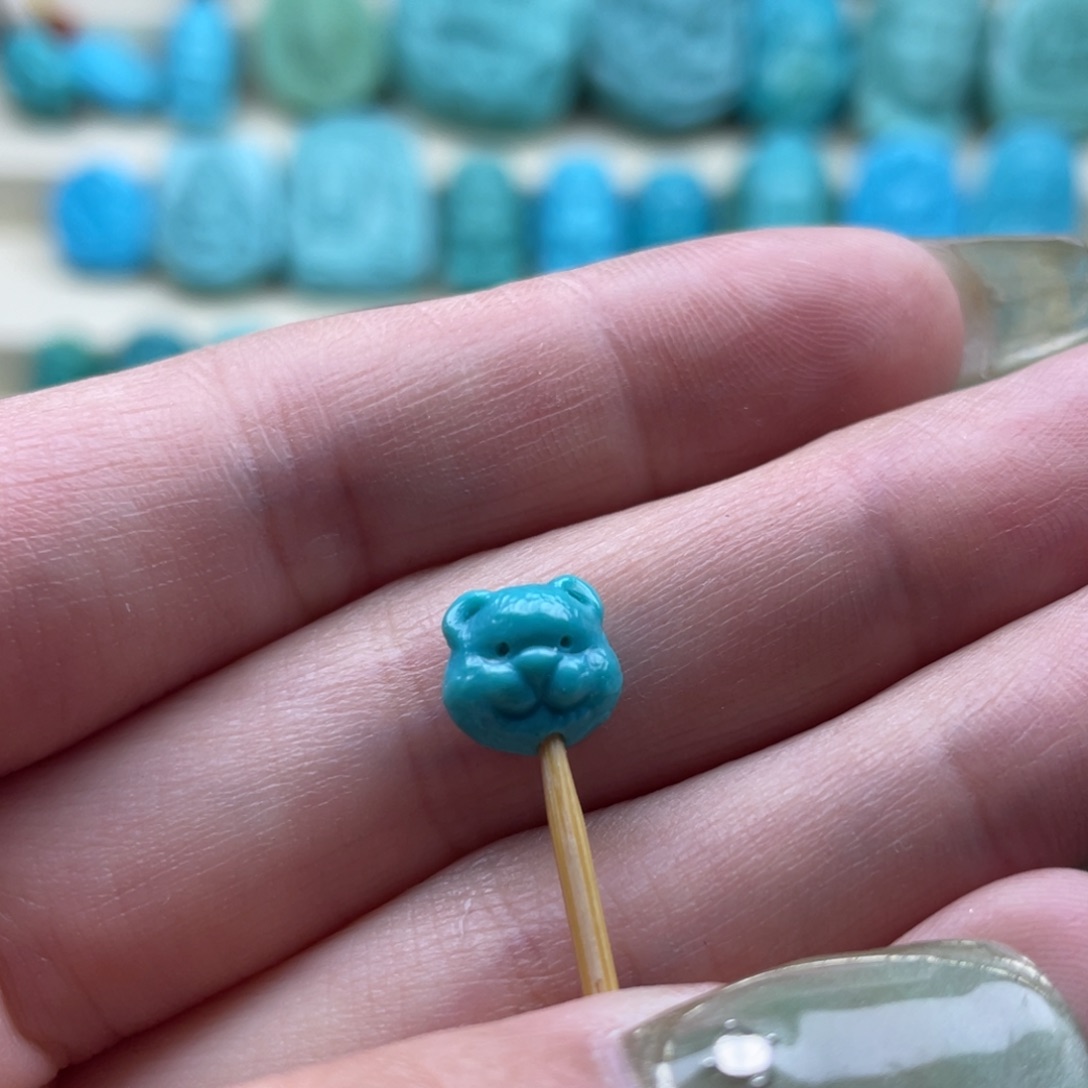 绿松石珠宝奇石未镶嵌