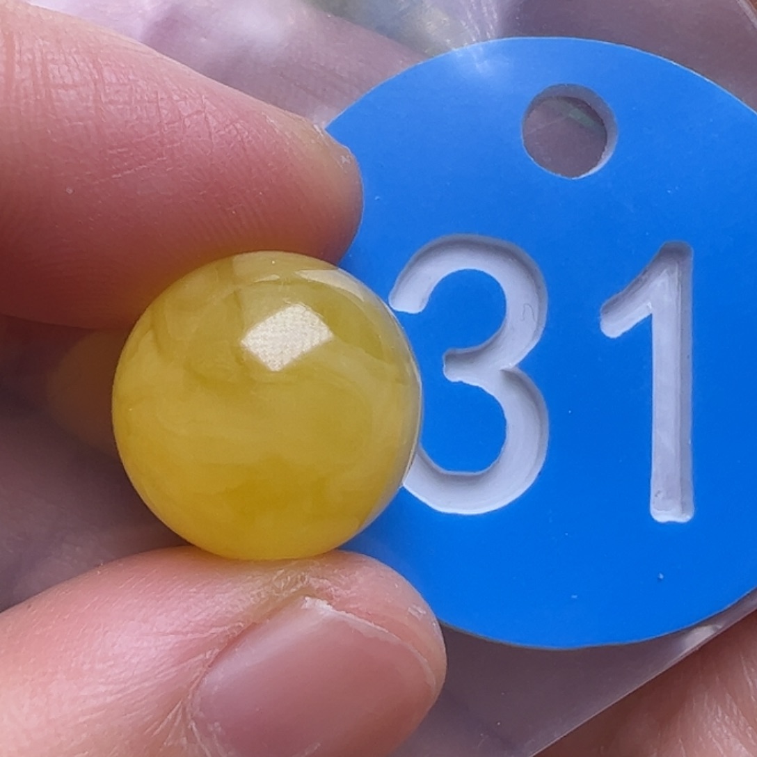 蜜蜡未镶嵌珠宝奇石14.5m m