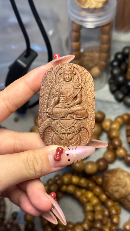 印度正区迈索尔老山檀雕刻