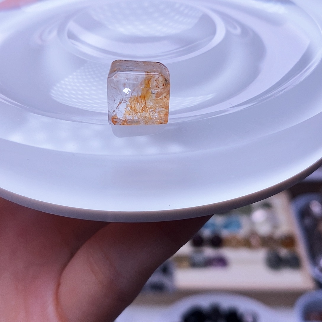 水晶天然水晶定制打孔不退换未镶嵌