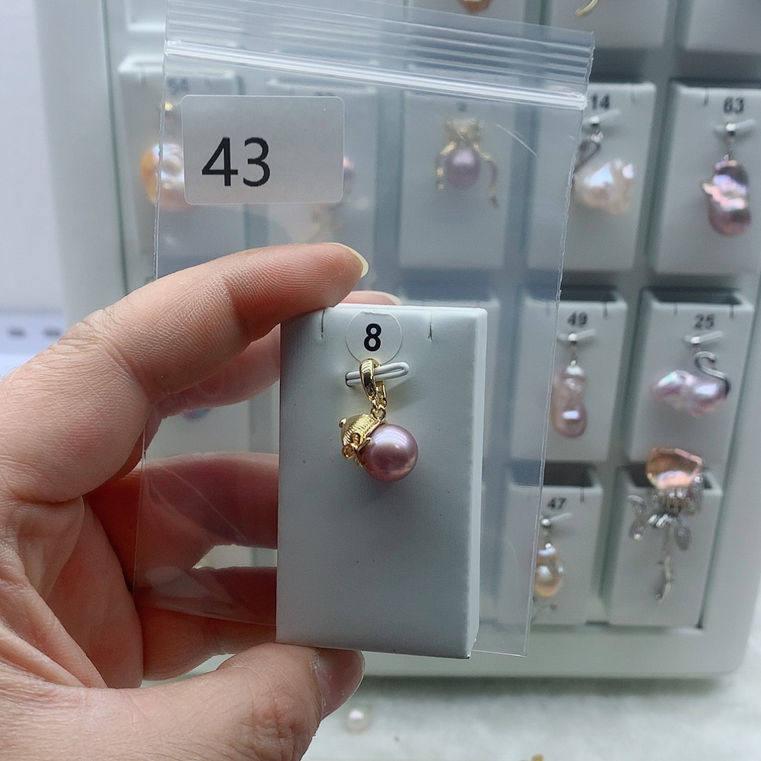 吊坠(不含链)合金淡水珍珠