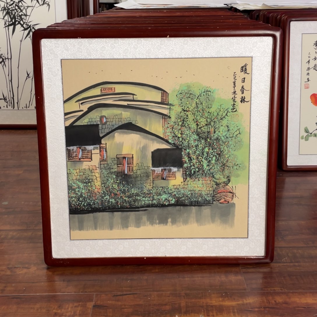 国画带框尺寸63*63厘米