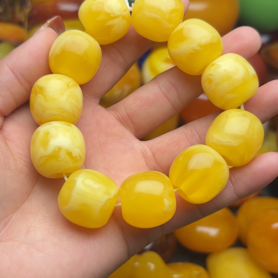 琥珀手链未镶嵌蜜蜡