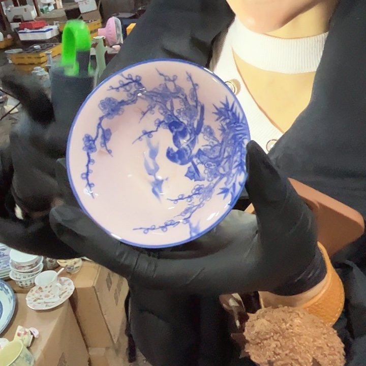 其他瓷景德镇高温瓷斗笠杯3