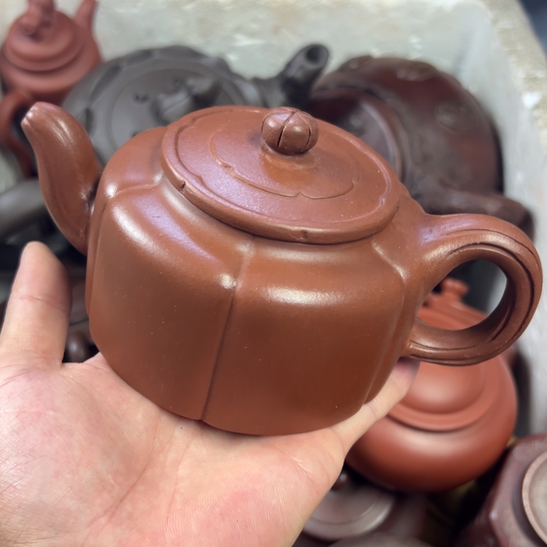 茶壶紫砂宜兴原矿紫砂壶400毫升容量