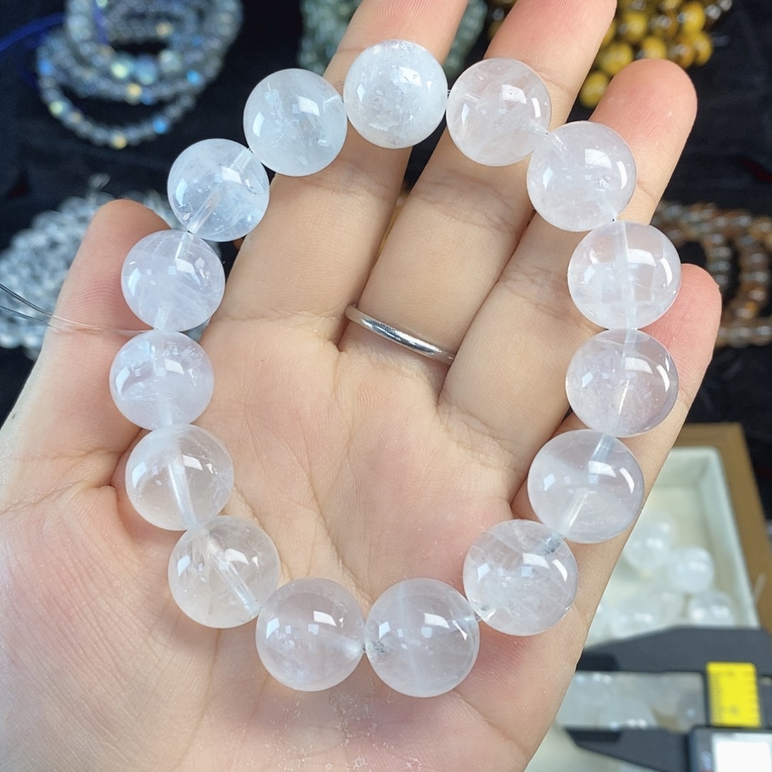 银S925镶嵌水晶手链