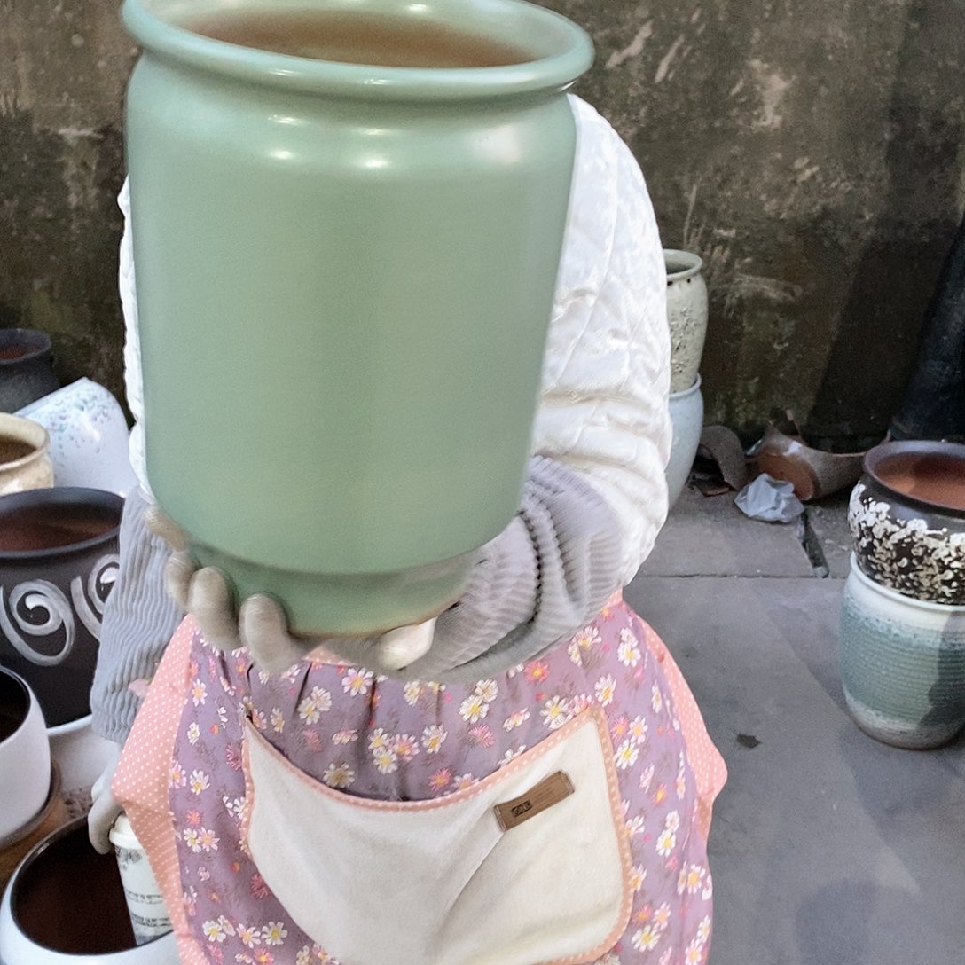 紫砂花盆正品口20高30