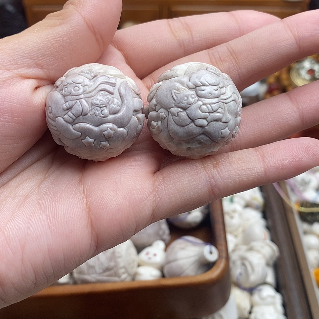鹿骨把件c25小王子手球28尺寸