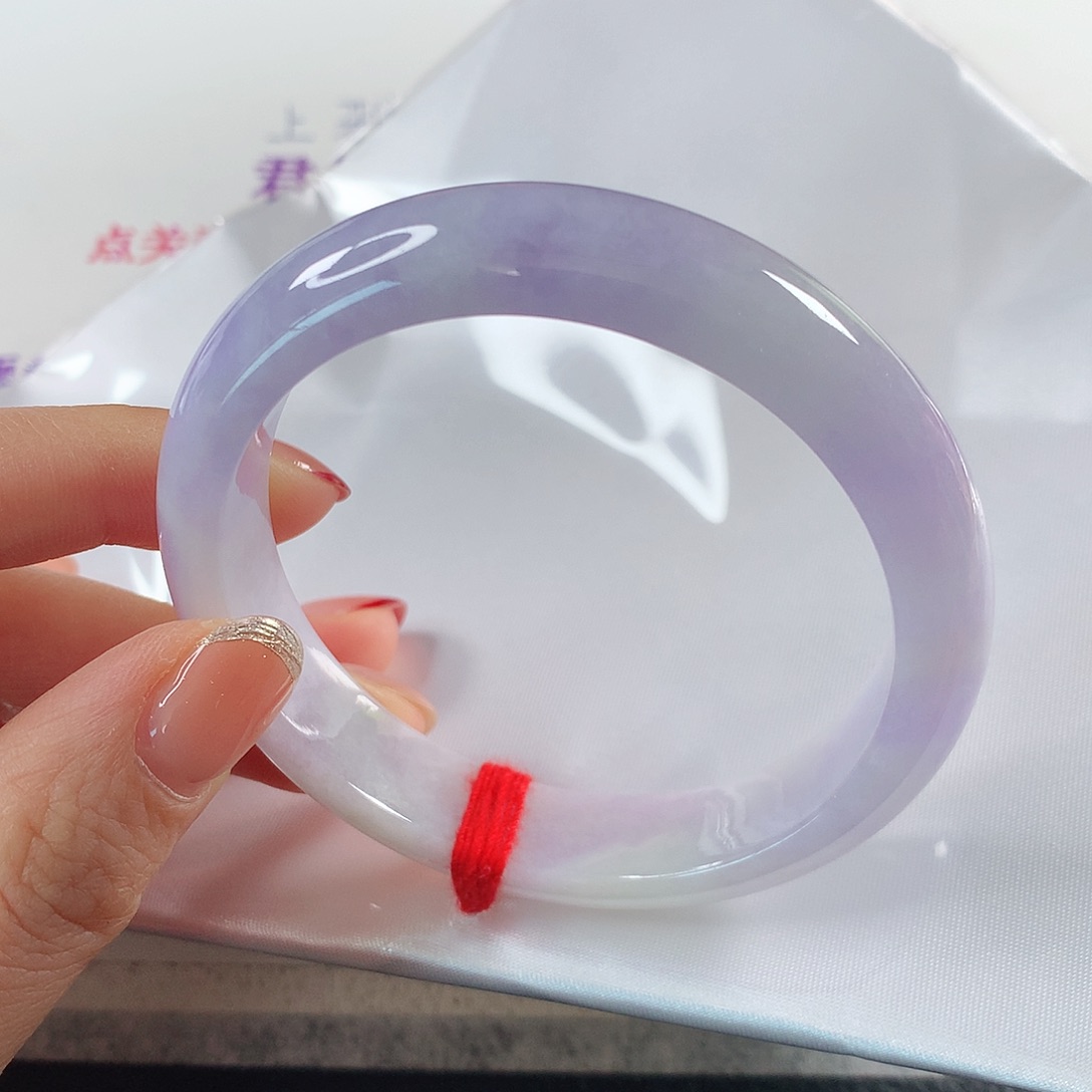 翡翠手镯未镶嵌 正圈①③①