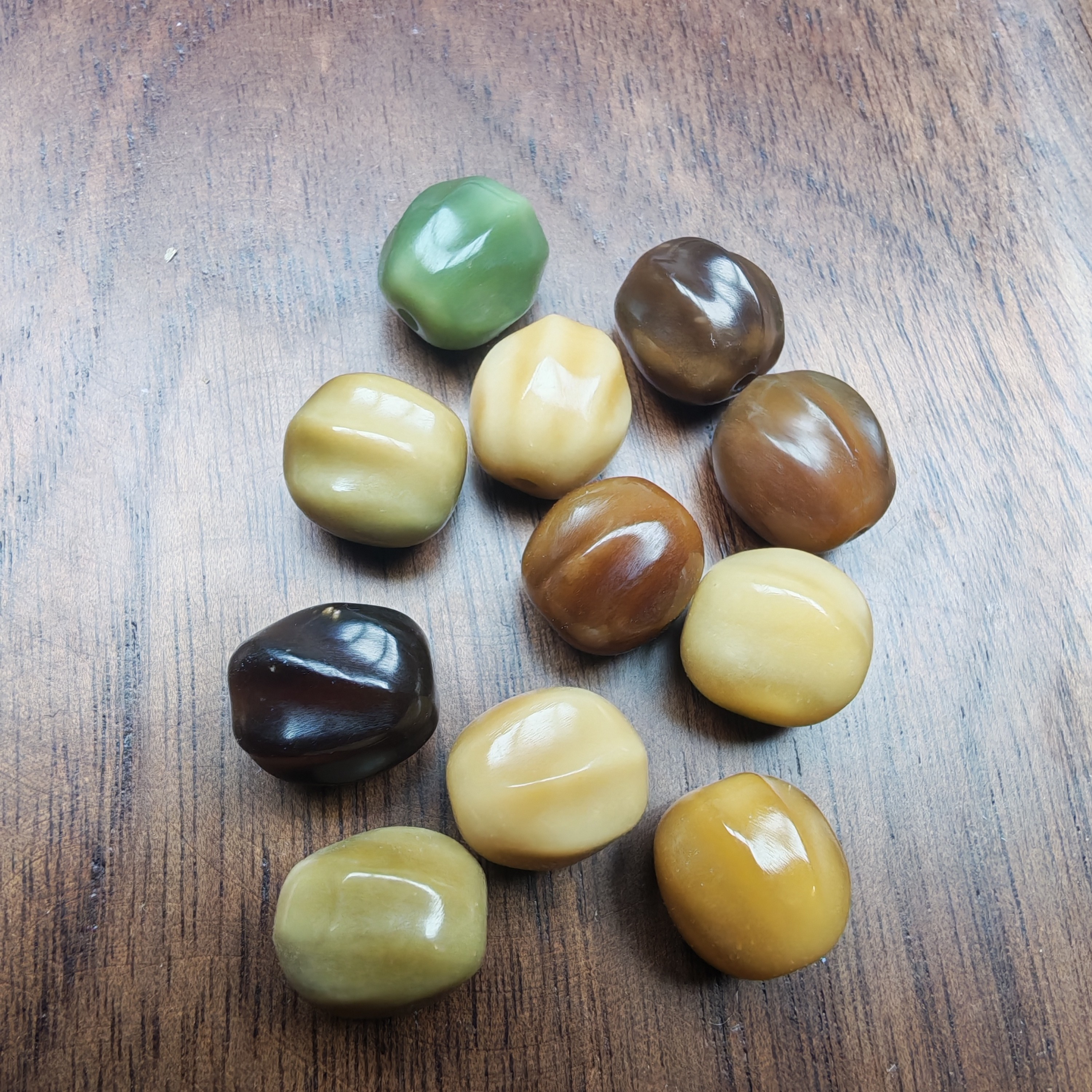 非金属木质手链 龙脊原籽手工打磨直播商品一颗的价格，一物一拍