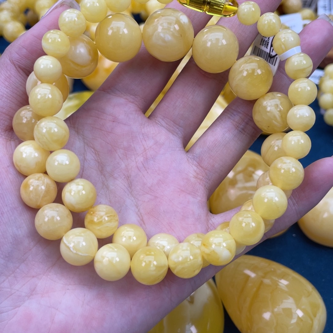 琥珀裸石未镶嵌琥珀蜜蜡