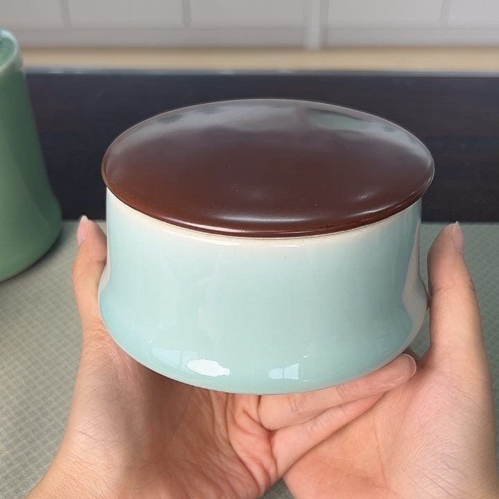 龙泉云间青瓷小米茶器