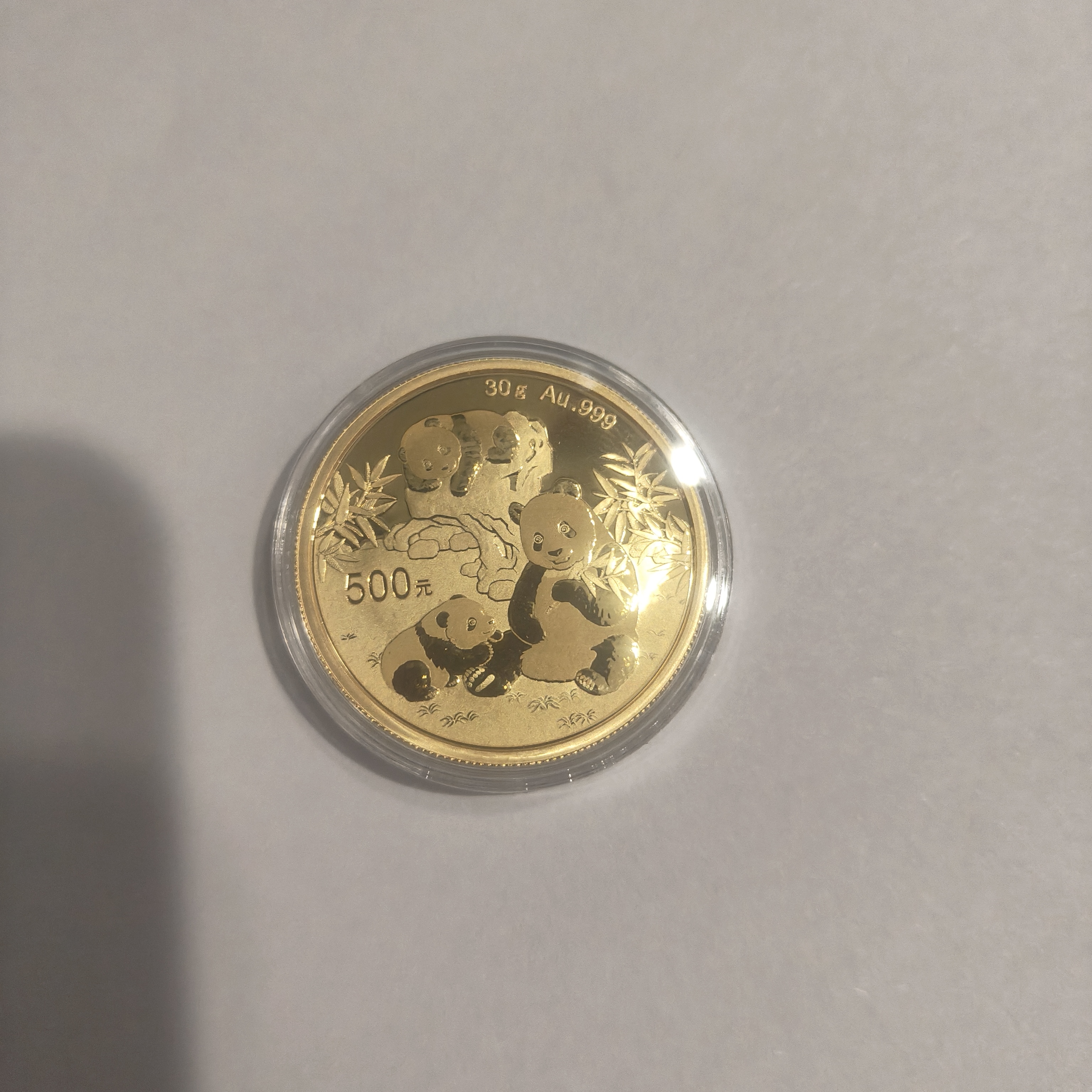 CBAI/菜百SY 熊猫金币30克2025年