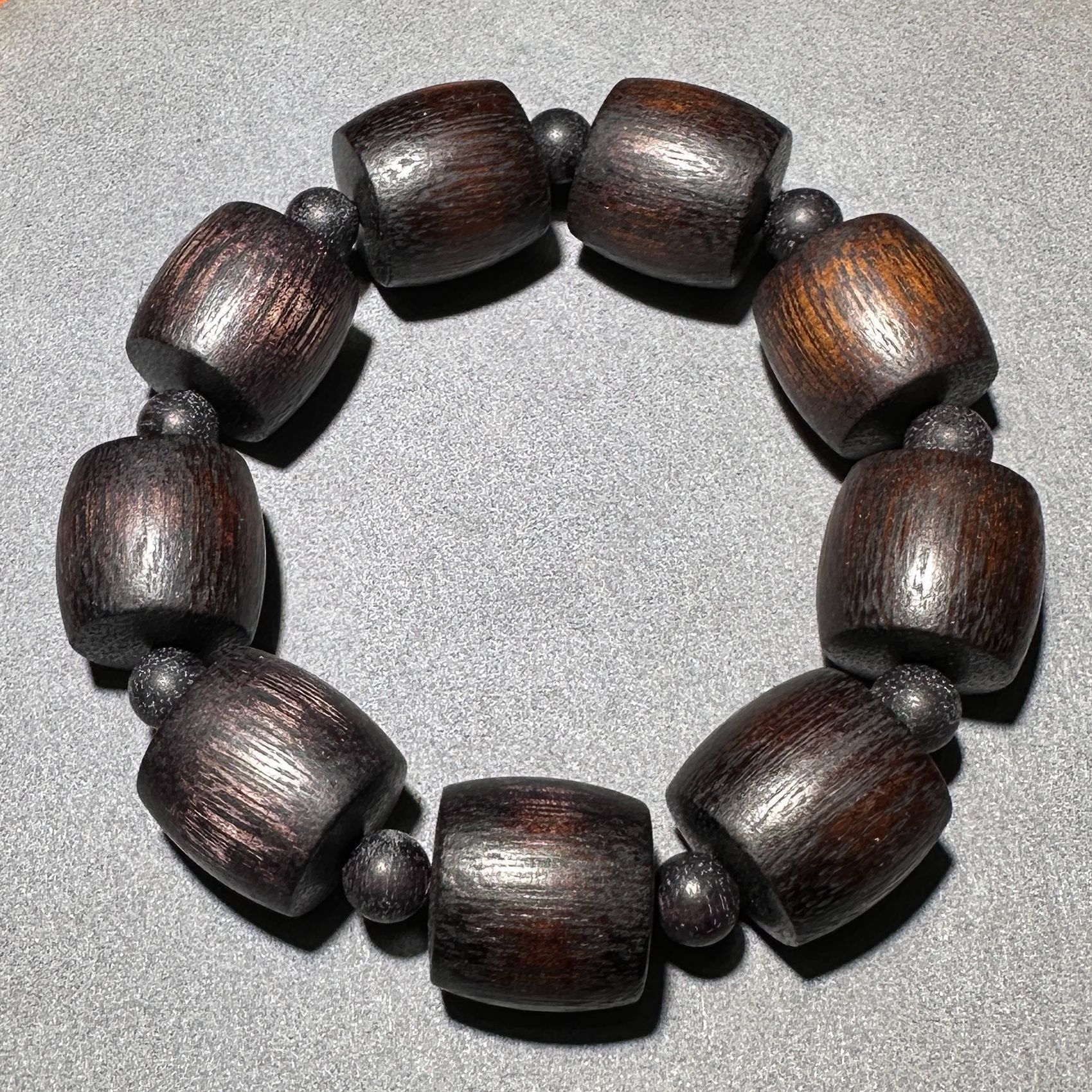 C073沉木文玩单圈手串|多样性发其一