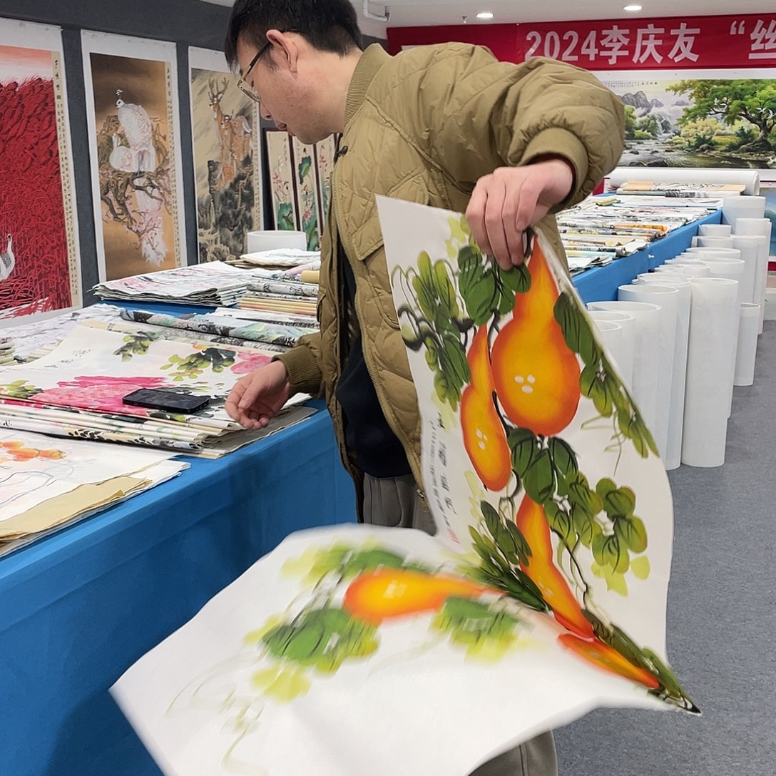 国画今天上午国画作品展示