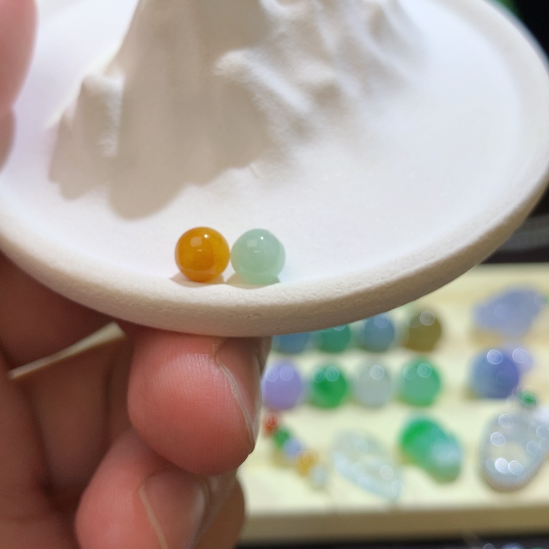 翡翠散珠翡翠珠子95