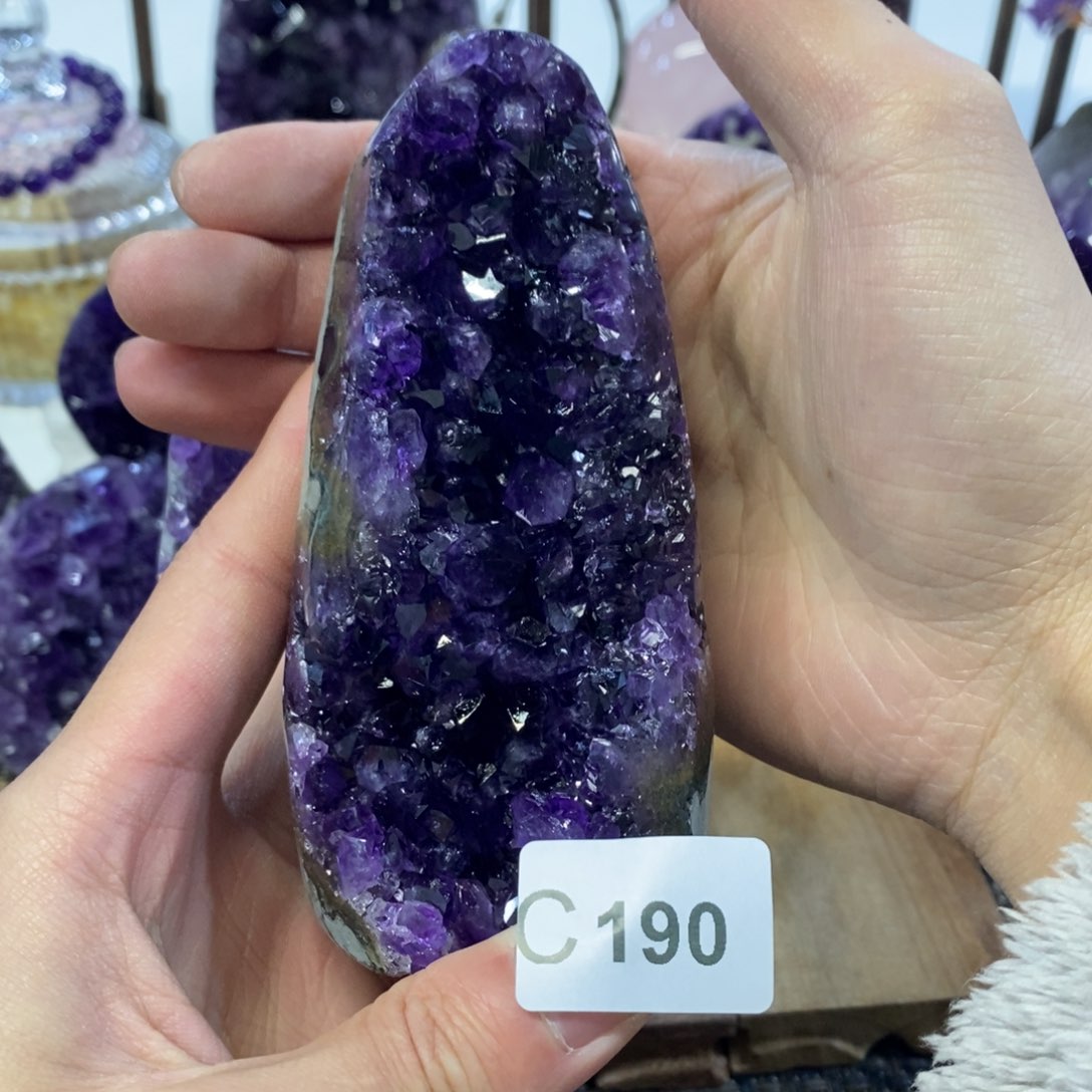 紫晶摆件摆件未镶嵌