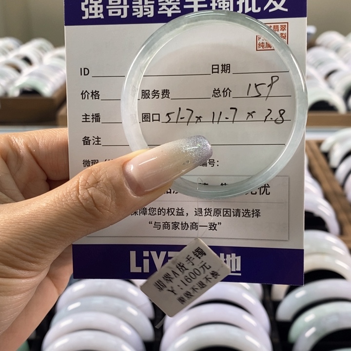 未镶嵌手镯翡翠手镯