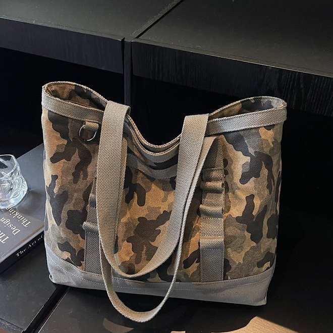 高级感小众复古大容量单肩托特包秋冬通勤女款百搭