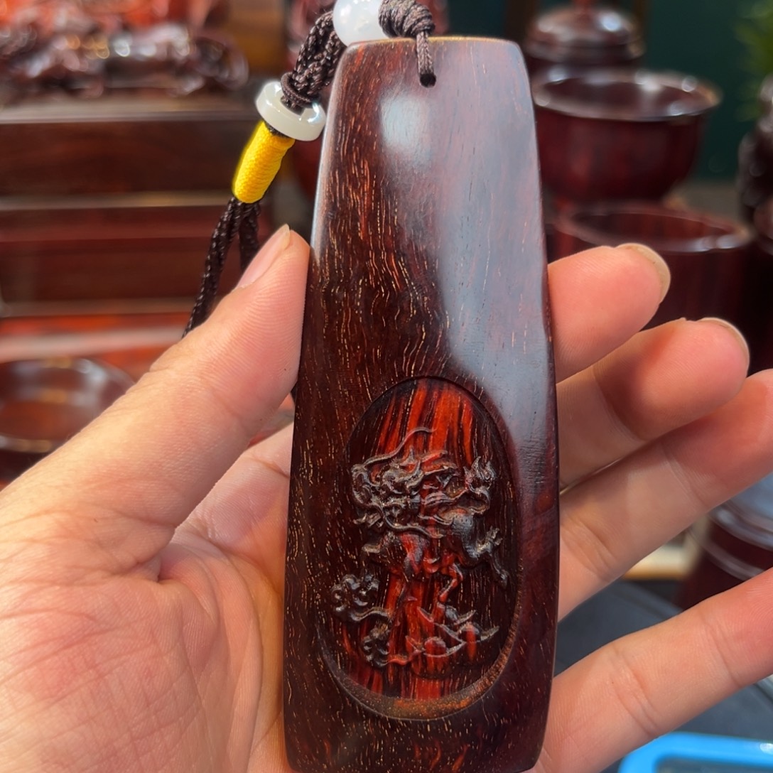 印度小叶紫檀手把件
