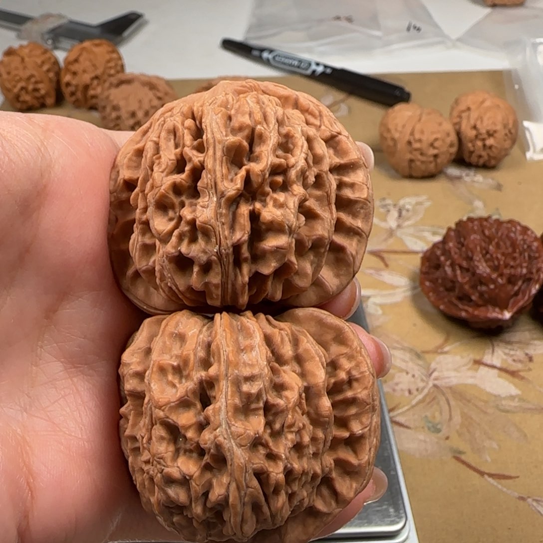 文玩核桃吊坠还***生山地秦皇楼47-33