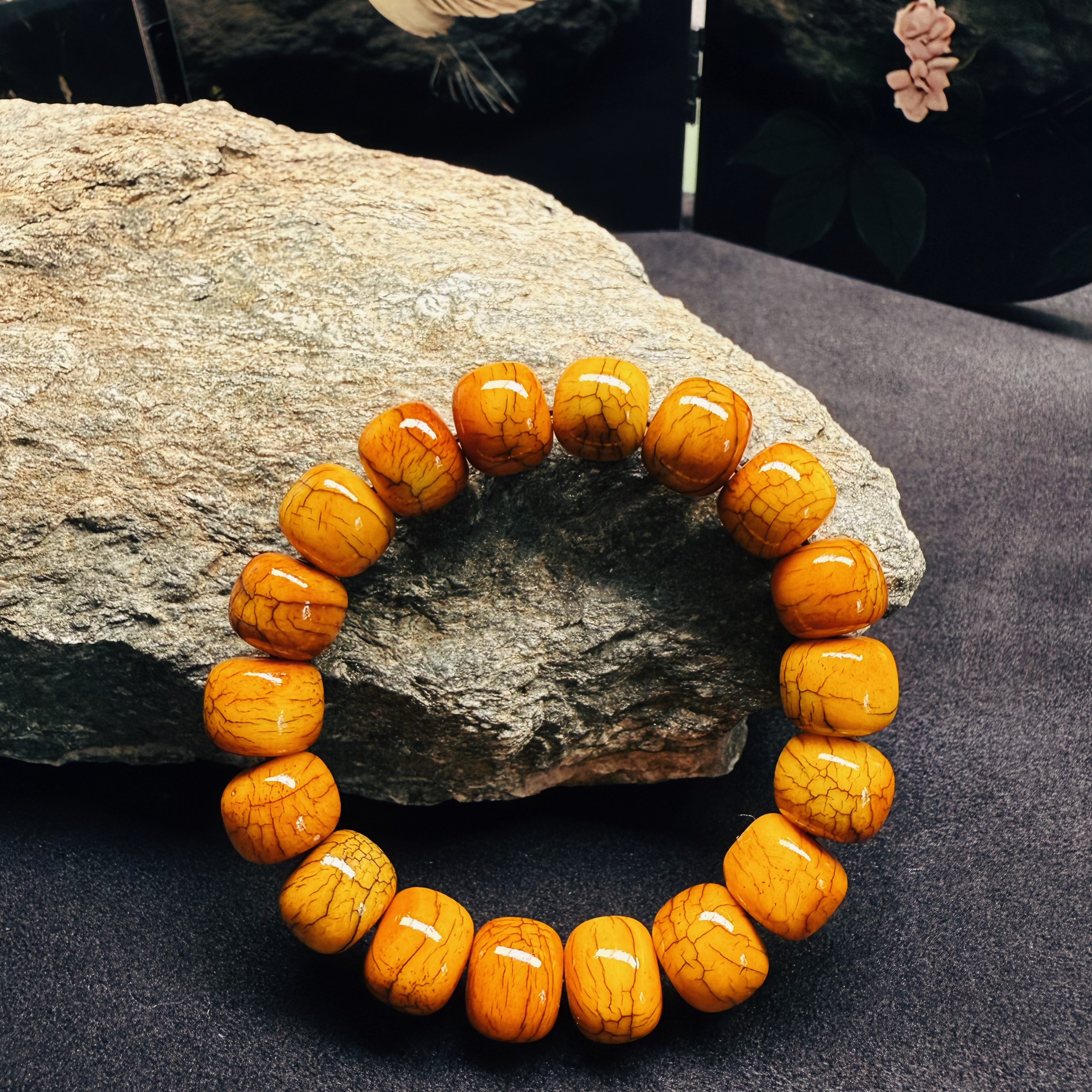 非金属珐琅手链 藏式经典手串卡14