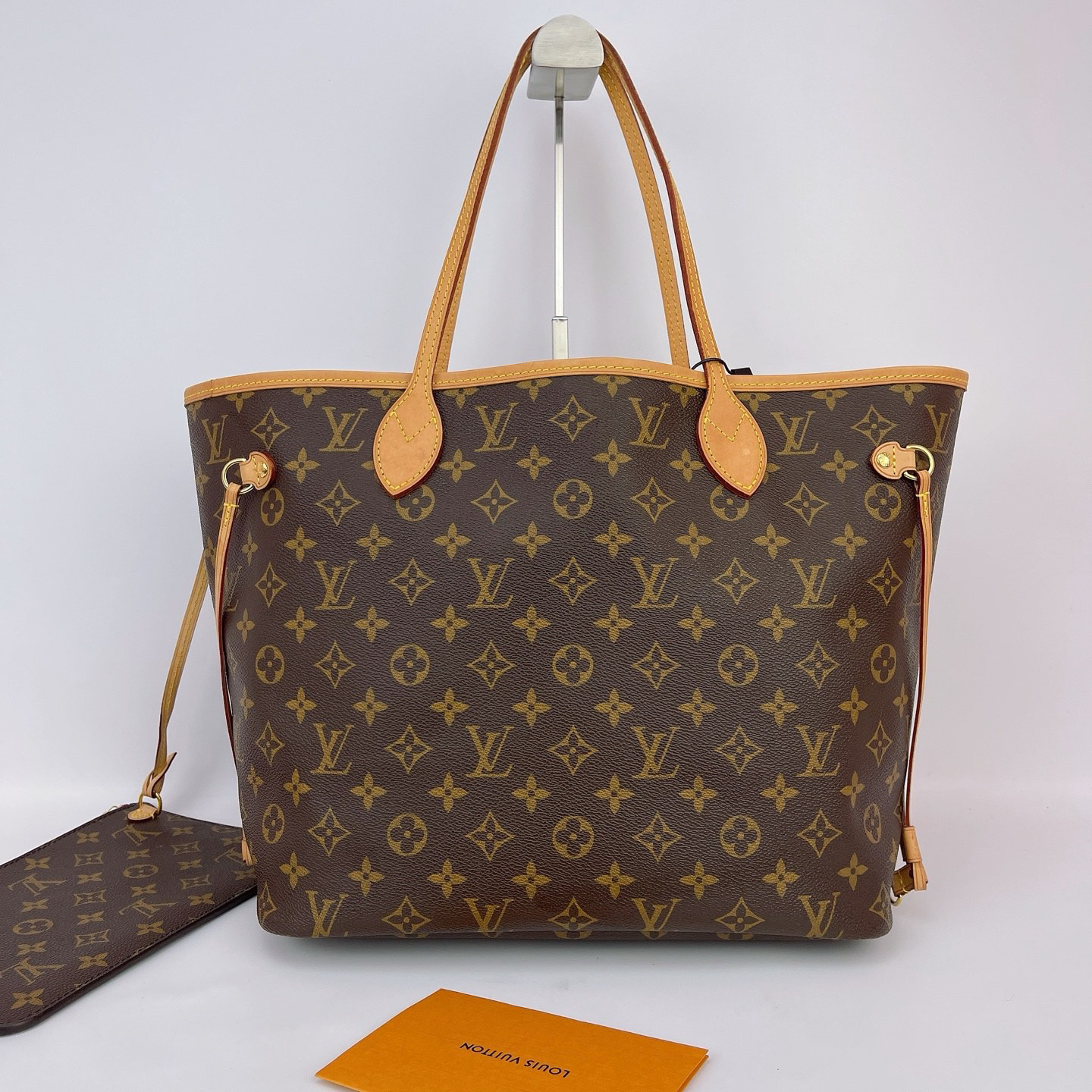 95新 LouisVuitton/路易威登 LV 老花nf芯片手提包底长33 D896