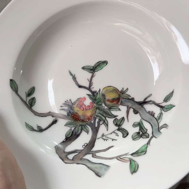 杯八寸正价手绘金品陶