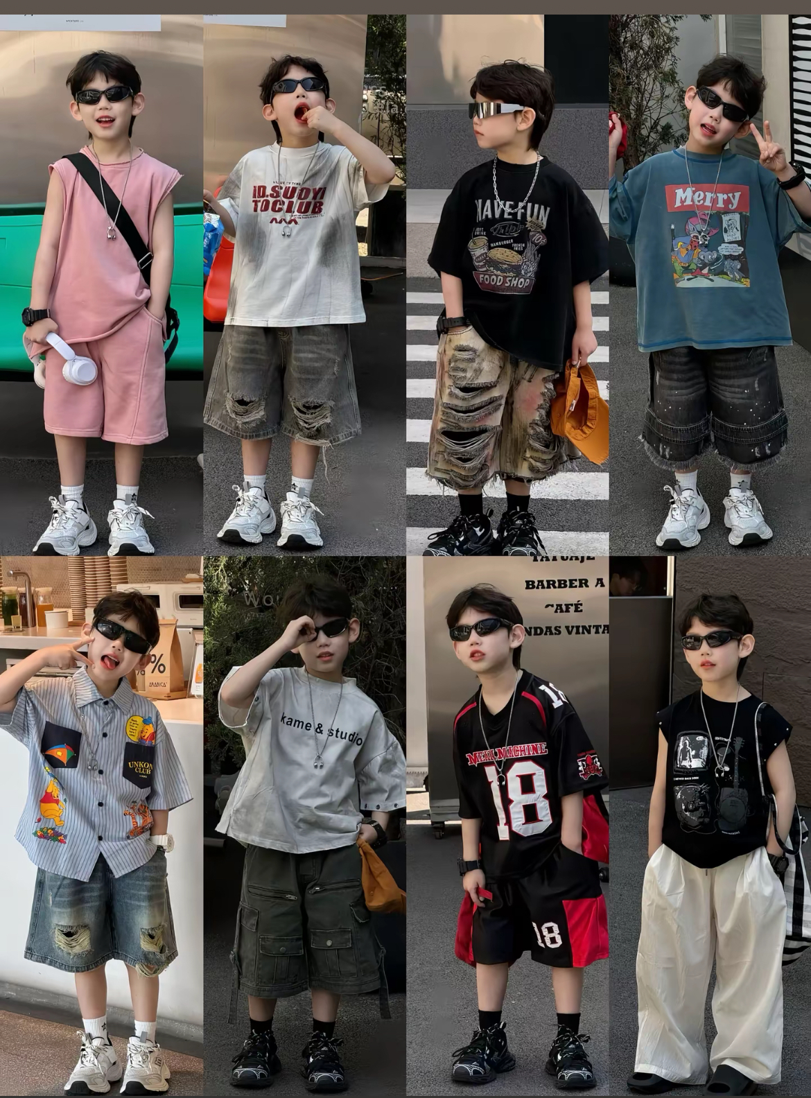 小码男女童牛仔裤集合链接A01-A09