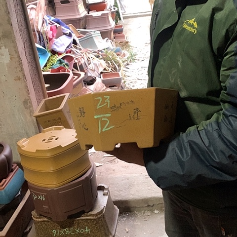 紫砂花盆手工制作