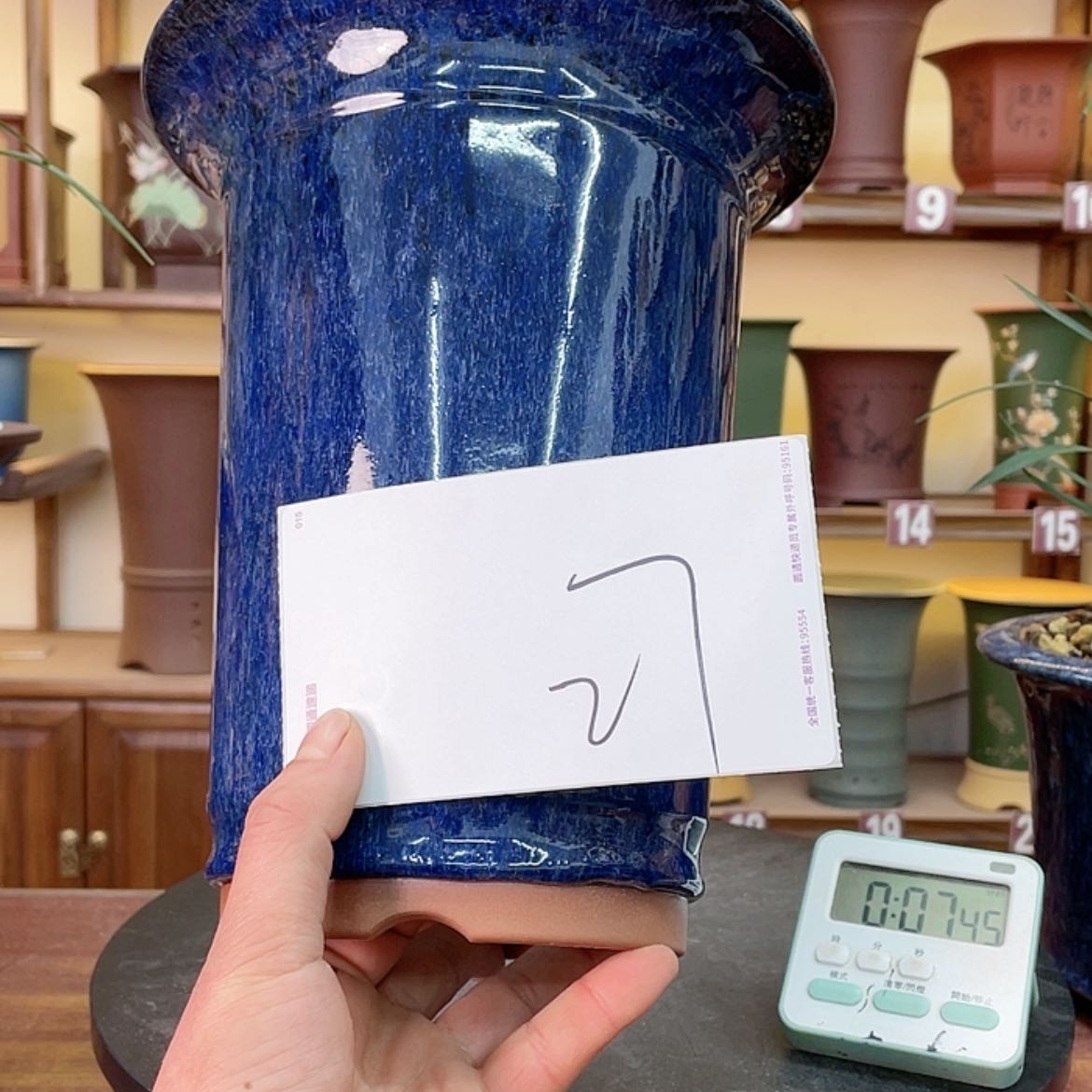 【闪购商品】紫砂花盆随*1兰花44211442544455875