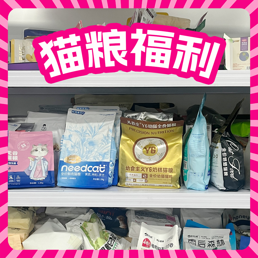 猫主粮直播专属福利猫粮（不退不换）