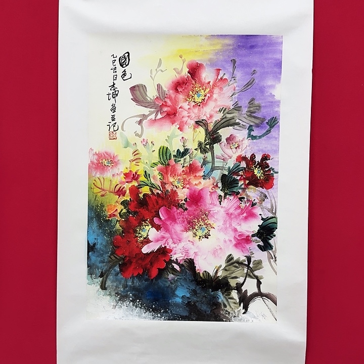 国画精品国画纯手绘2.8平尺