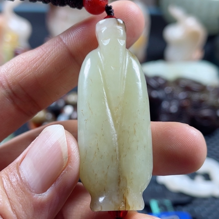 和田玉颈饰未镶嵌