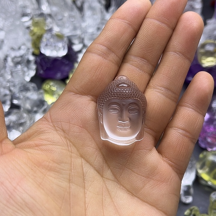 水晶摆件未镶嵌吊坠