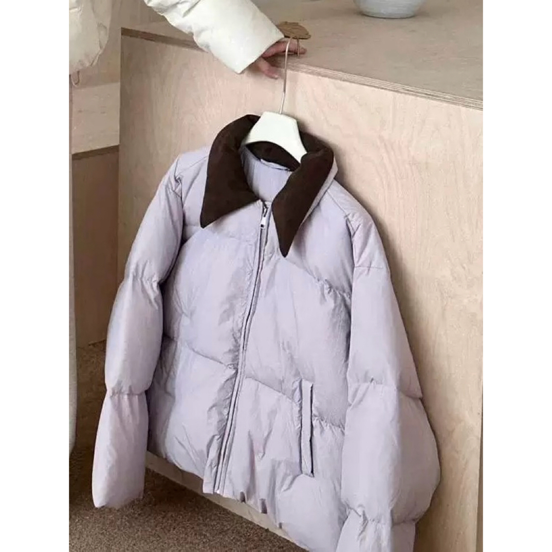 8021女装韩版时尚羽绒服衣长57