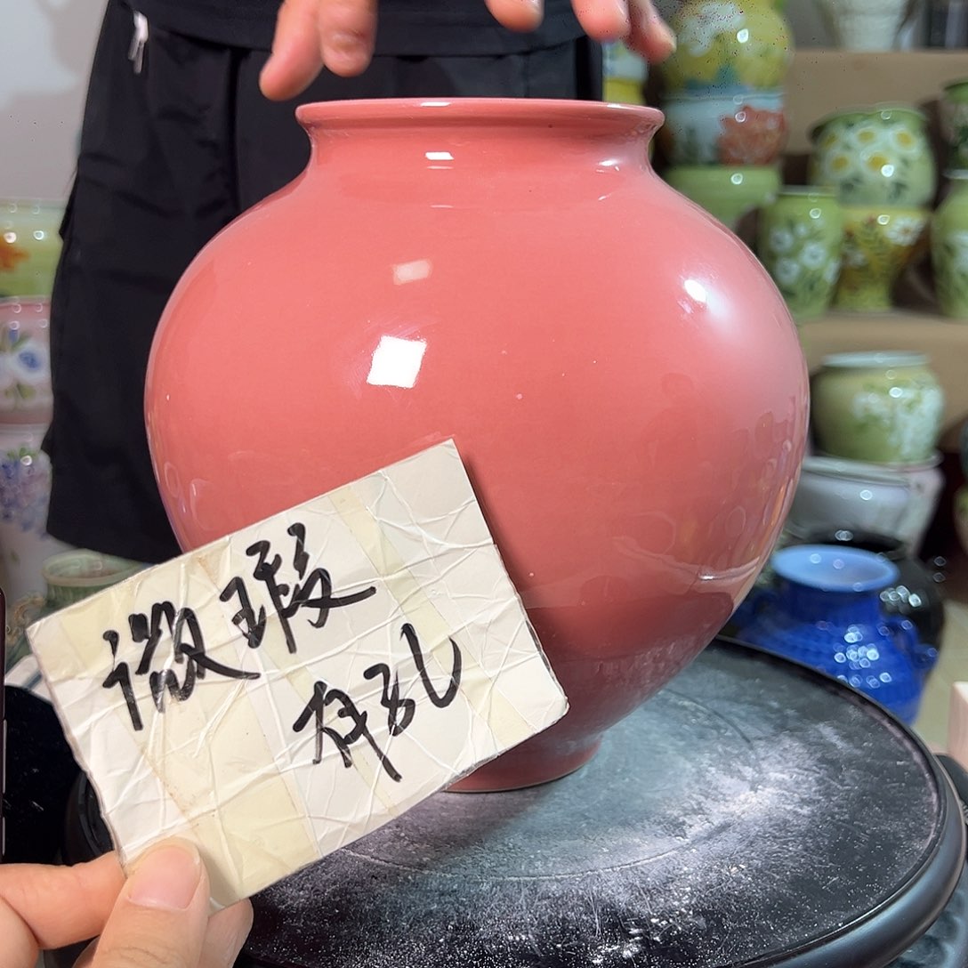 景德镇陶瓷花盆147微瑕