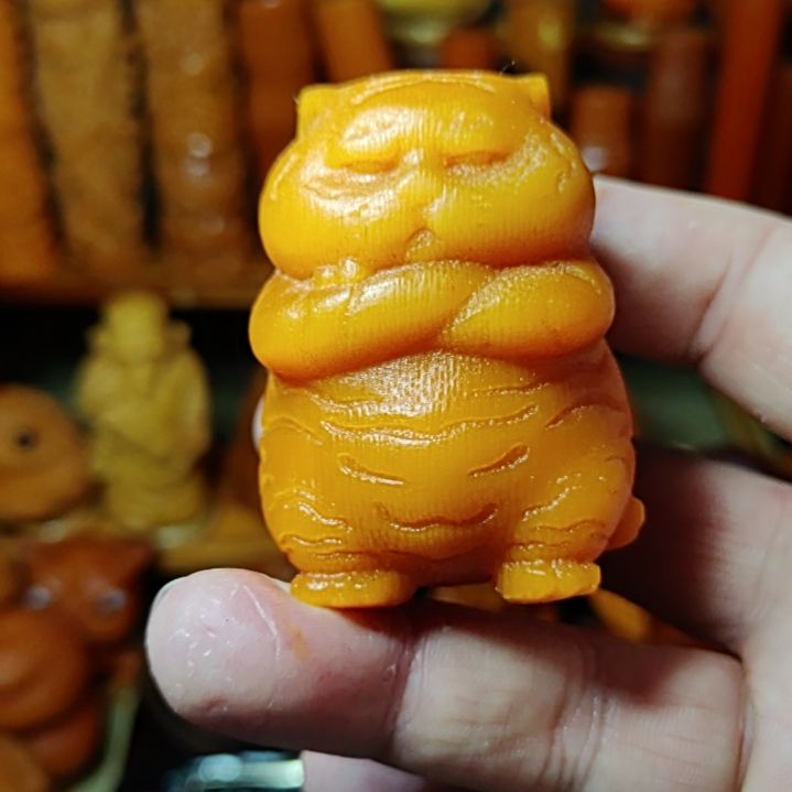 福利把件竹雕玉化大橘