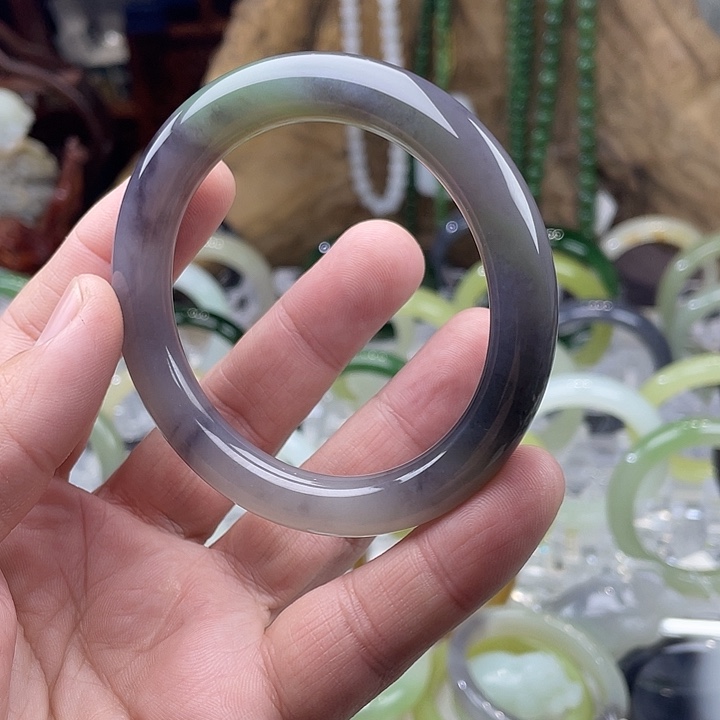 和田玉手镯未镶嵌?***~57