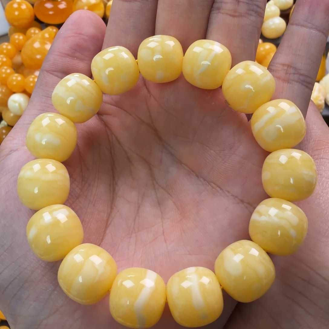 琥珀未镶嵌珠宝奇石15mm同料