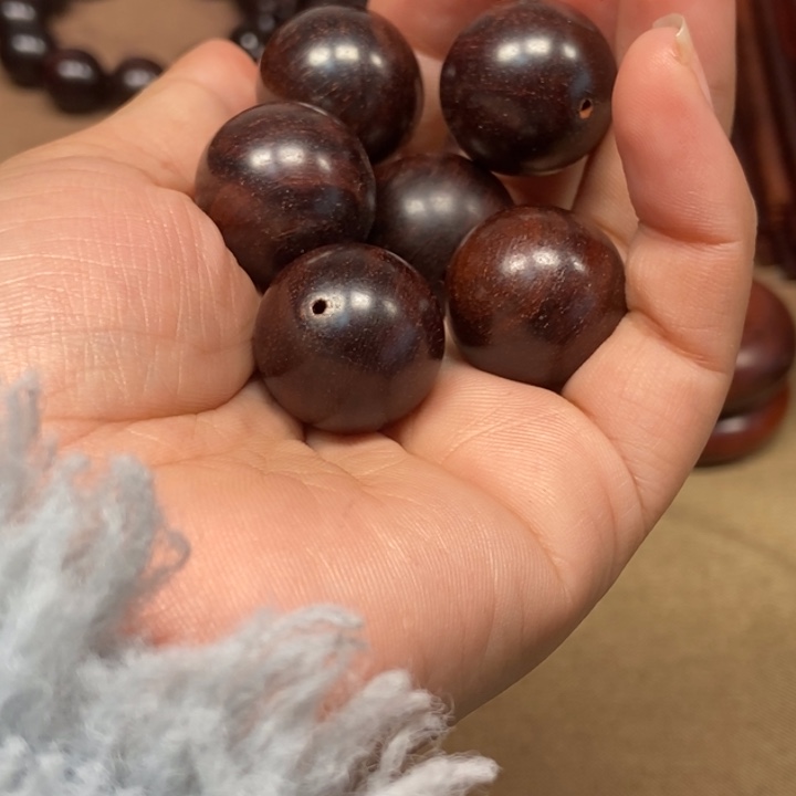 檀香紫檀（小叶紫檀）M**姜印度小叶紫檀2.0一串