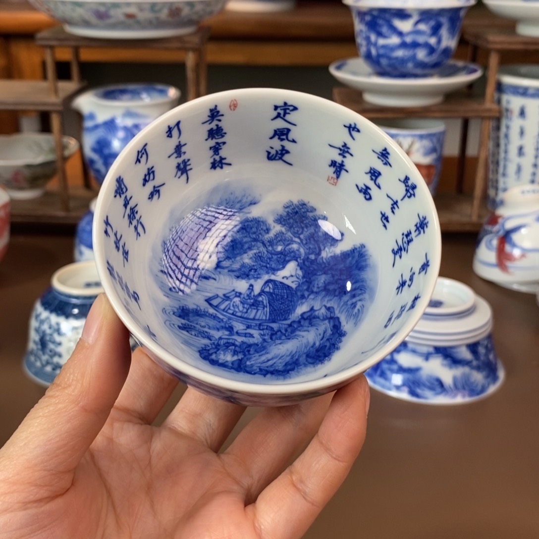 景德镇陶瓷手工手绘