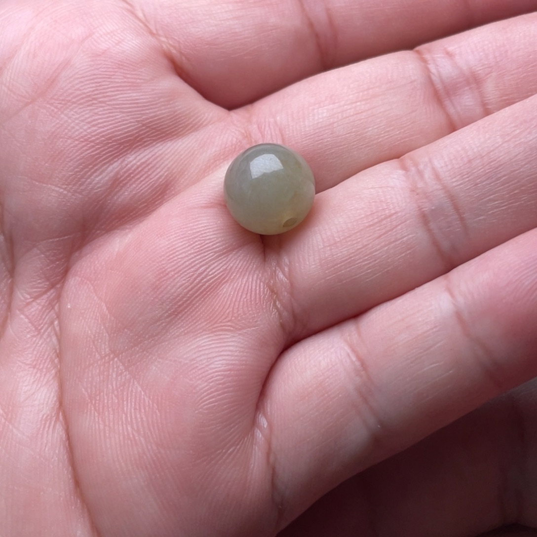未镶嵌定制翡翠洒金珠子