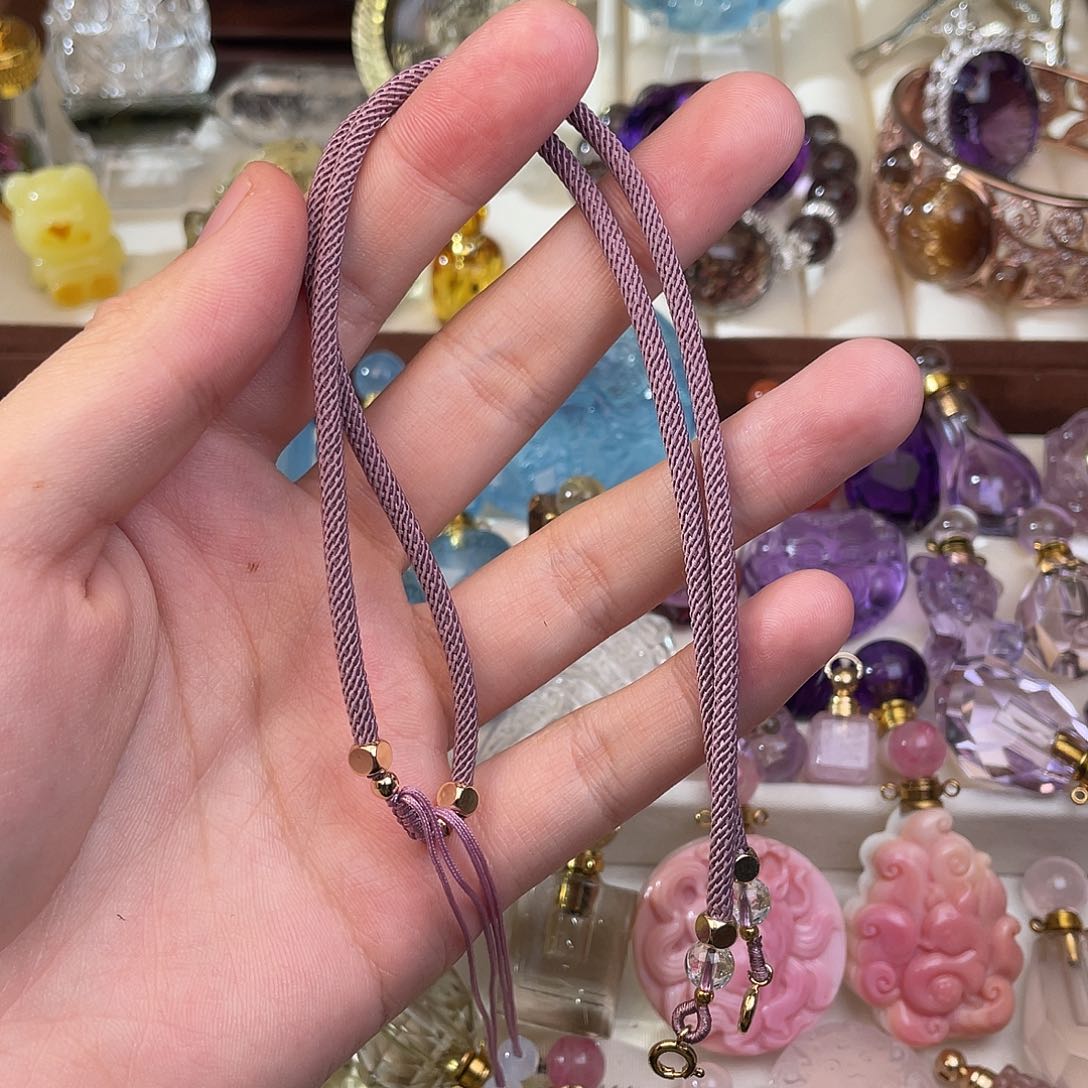 水晶颈饰未镶嵌天然水晶吊坠780