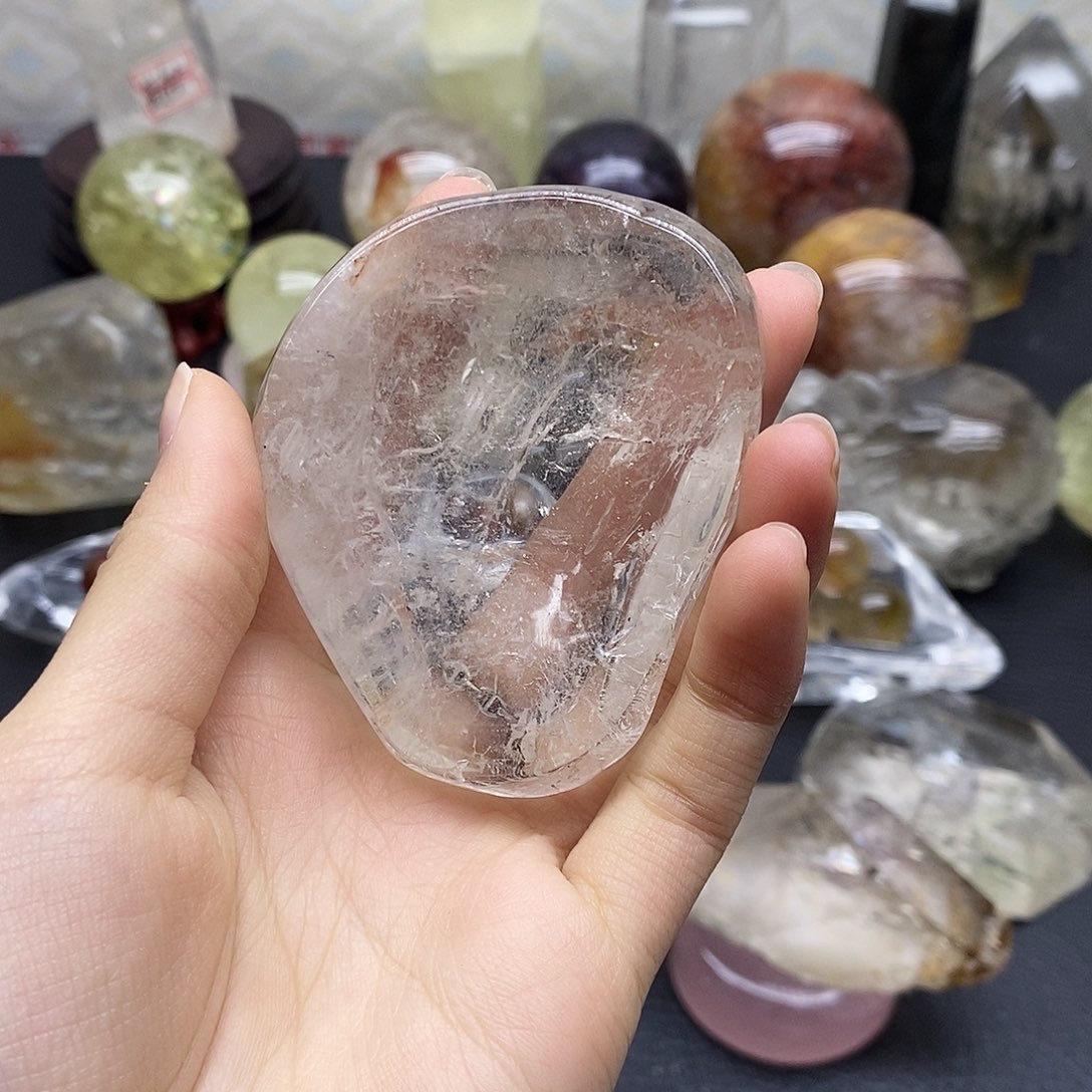 水晶未镶嵌珠宝半成品222水晶石