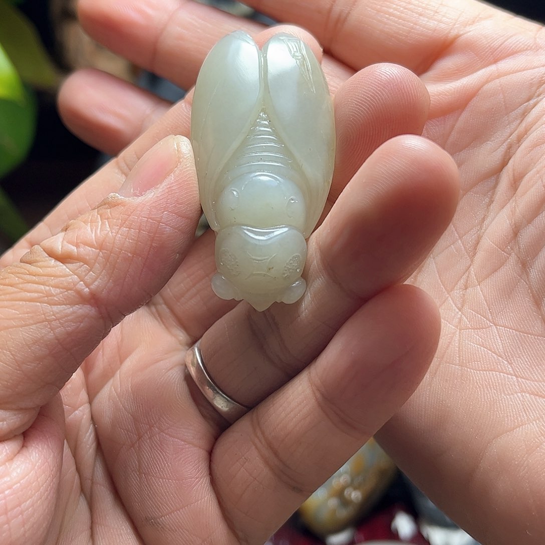 和田玉颈饰银S925镶嵌皖***者