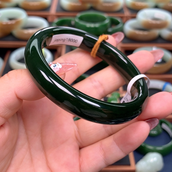 和田玉（碧玉）5960圈口未镶嵌