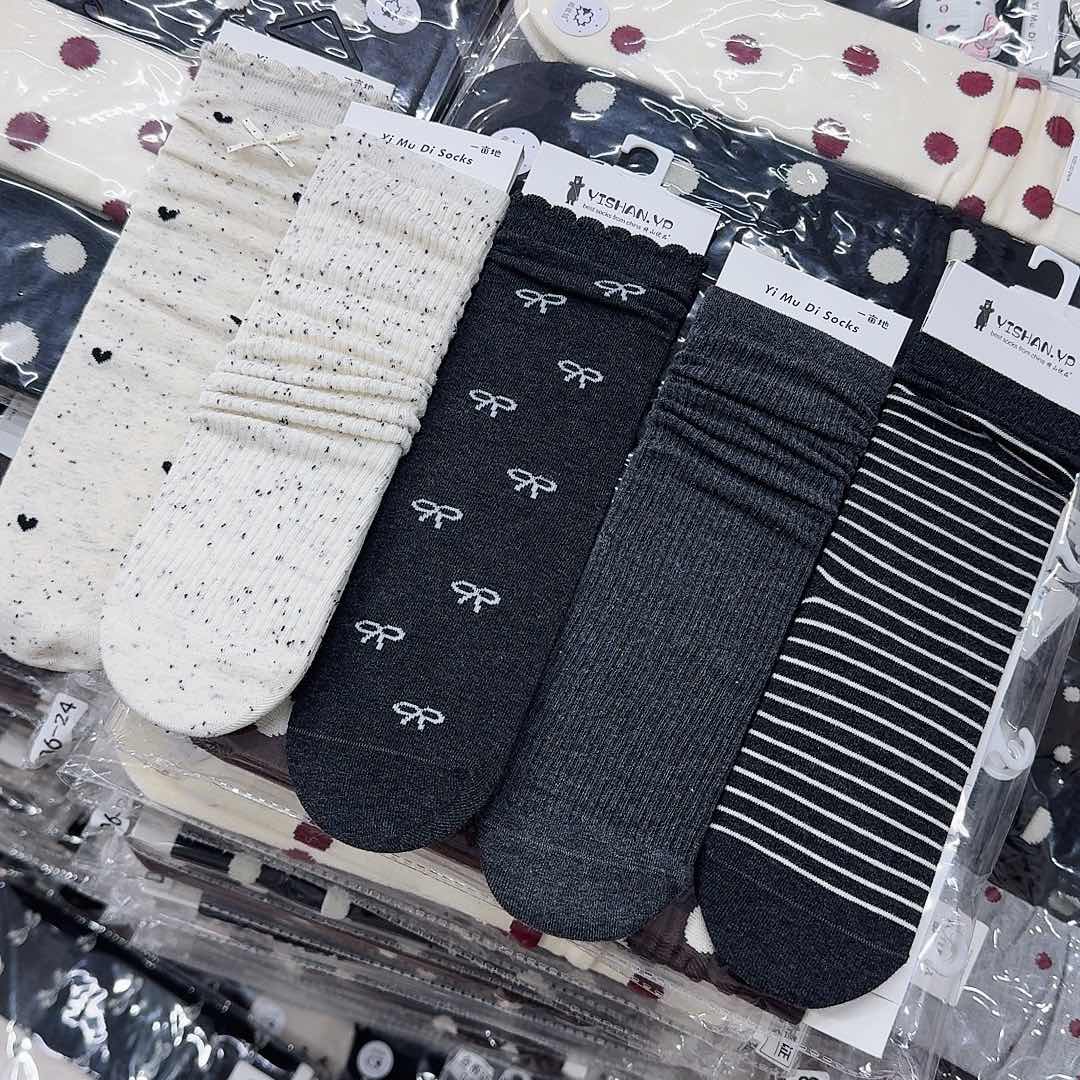 女士堆堆袜5双装福利