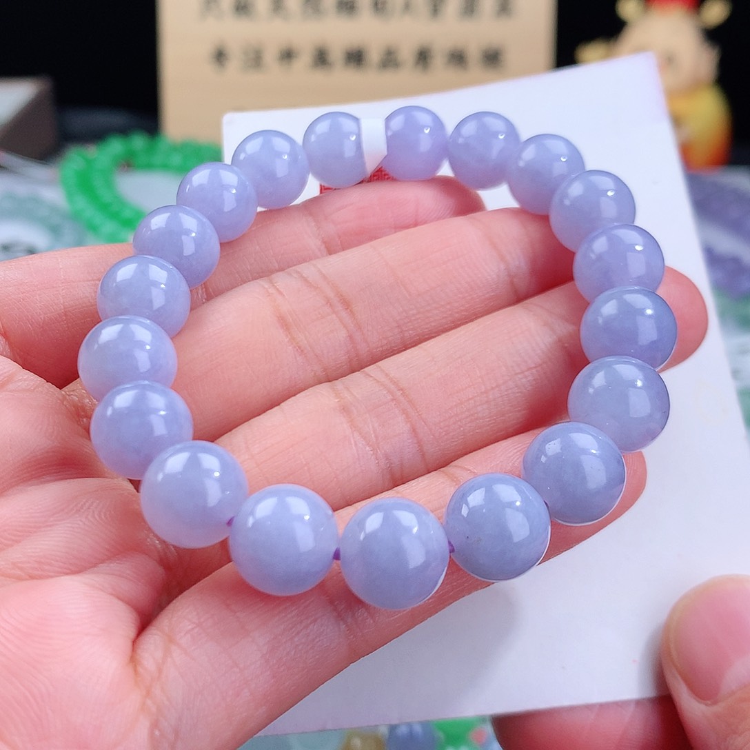 翡翠手链未镶嵌卡10mm