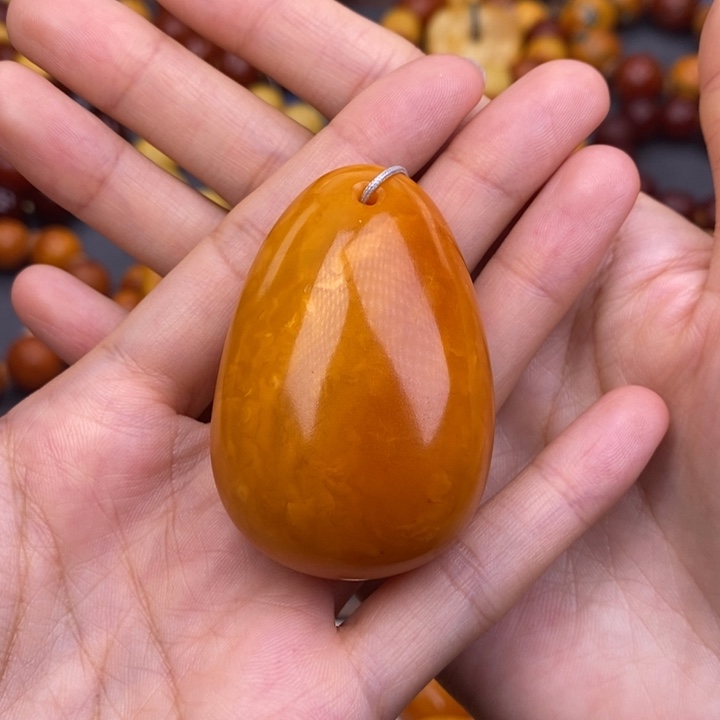 琥珀未镶嵌裸石蜜蜡M